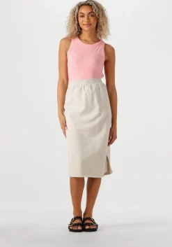 beige penn & ink midirok skirt