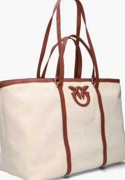 beige pinko shopper miranda shopper extra