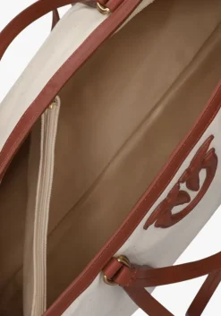 beige pinko shopper miranda shopper extra