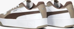 beige puma lage sneakers carina street