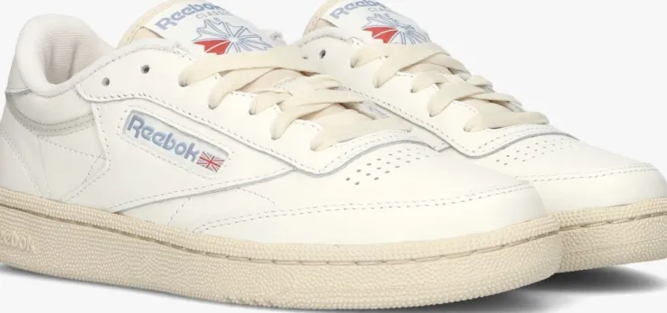 beige reebok lage sneakers club c 85 woman