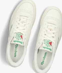 beige reebok lage sneakers club c 85 vintage