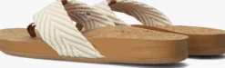 beige reef teenslippers cushion strand