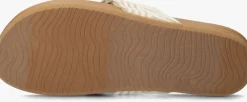 beige reef teenslippers cushion strand