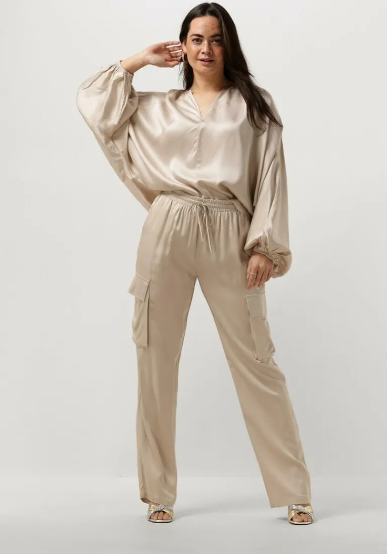 RESORT FINEST blouses satin balloon blouse>DAMES Blouses