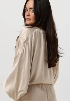 RESORT FINEST blouses satin balloon blouse><noscript><img width=