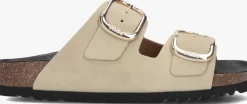 beige scholl slippers noelle
