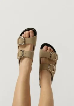 beige scholl slippers noelle