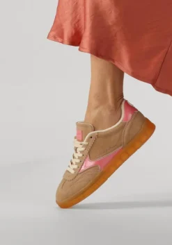 beige scotch & soda lage sneakers nixie