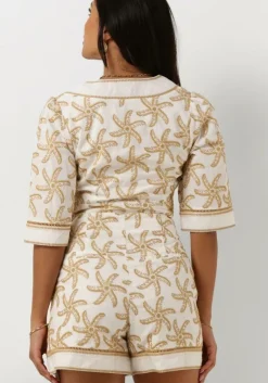 SCOTCH & SODA top embroidered linen crop top><noscript><img width=