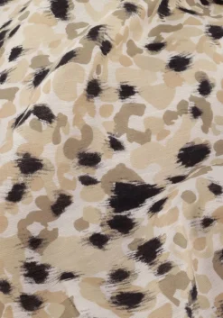 SECOND FEMALE midi jurk gaura wrap dress><noscript><img width=