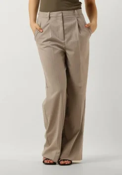 beige second female pantalon pinnia trousers
