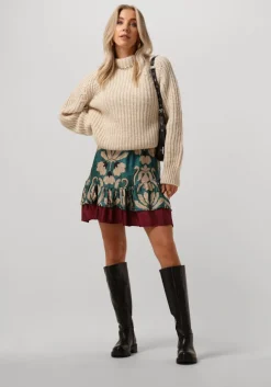 beige second female trui aya knit t-neck