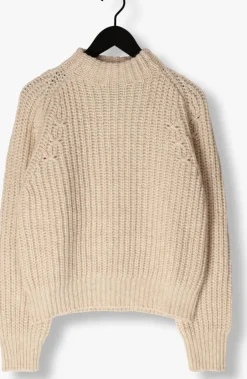 beige second female trui aya knit t-neck