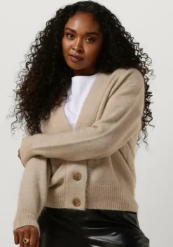 beige second female vest brooklyn knit cardigan