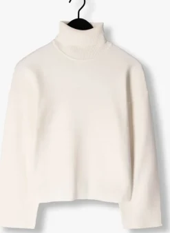 beige selected femme coltrui slfkamma ls knit roll neck