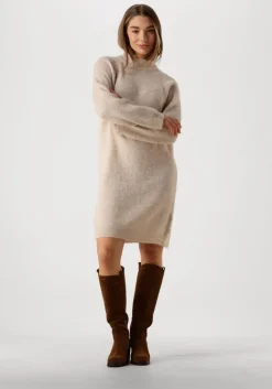 SELECTED FEMME mini jurk slflulu ls high neck knit dress>DAMES Jurken