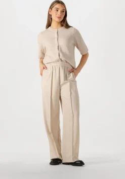 beige selected femme top slflulu 2/4 knit cardigan