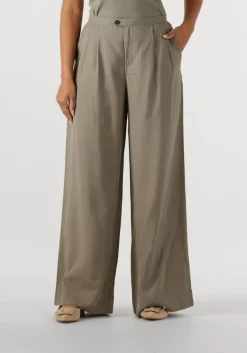 SELECTED FEMME wijde broek slfnatuk mw wide pleated pant>DAMES Broeken