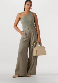 SELECTED FEMME wijde broek slfnatuk mw wide pleated pant>DAMES Broeken