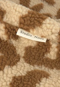 beige studio noos shopper teddy leopard mom-bag