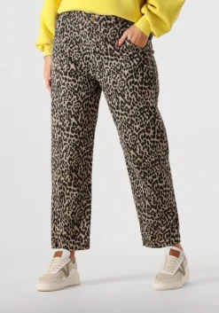 beige summum mom jeans mom fit pant dry stretch twill