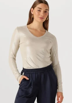 SUMMUM top top longsleeve fluid coated>DAMES Tops & T-Shirts