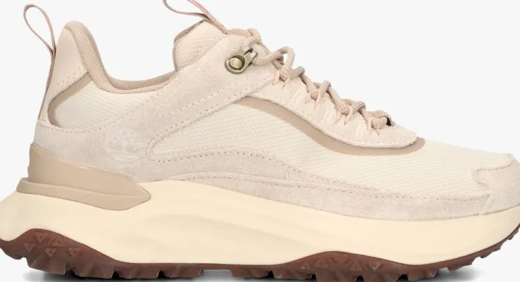 beige timberland lage sneakers motion acces low lace up