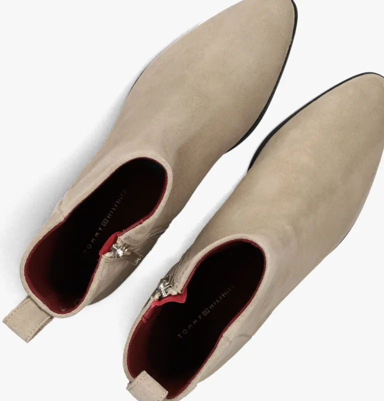 TOMMY HILFIGER enkellaarsjes low cowboy flat>DAMES Enkellaarsjes