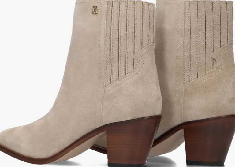 TOMMY HILFIGER enkellaarsjes western mid heel s>DAMES Enkellaarsjes