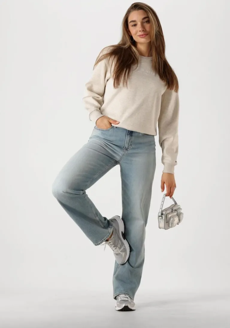 TOMMY HILFIGER sweater mdrn reg corp logo c-nk swtshrt>DAMES Truien & Vesten