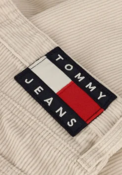 beige tommy jeans flared broek pants flared