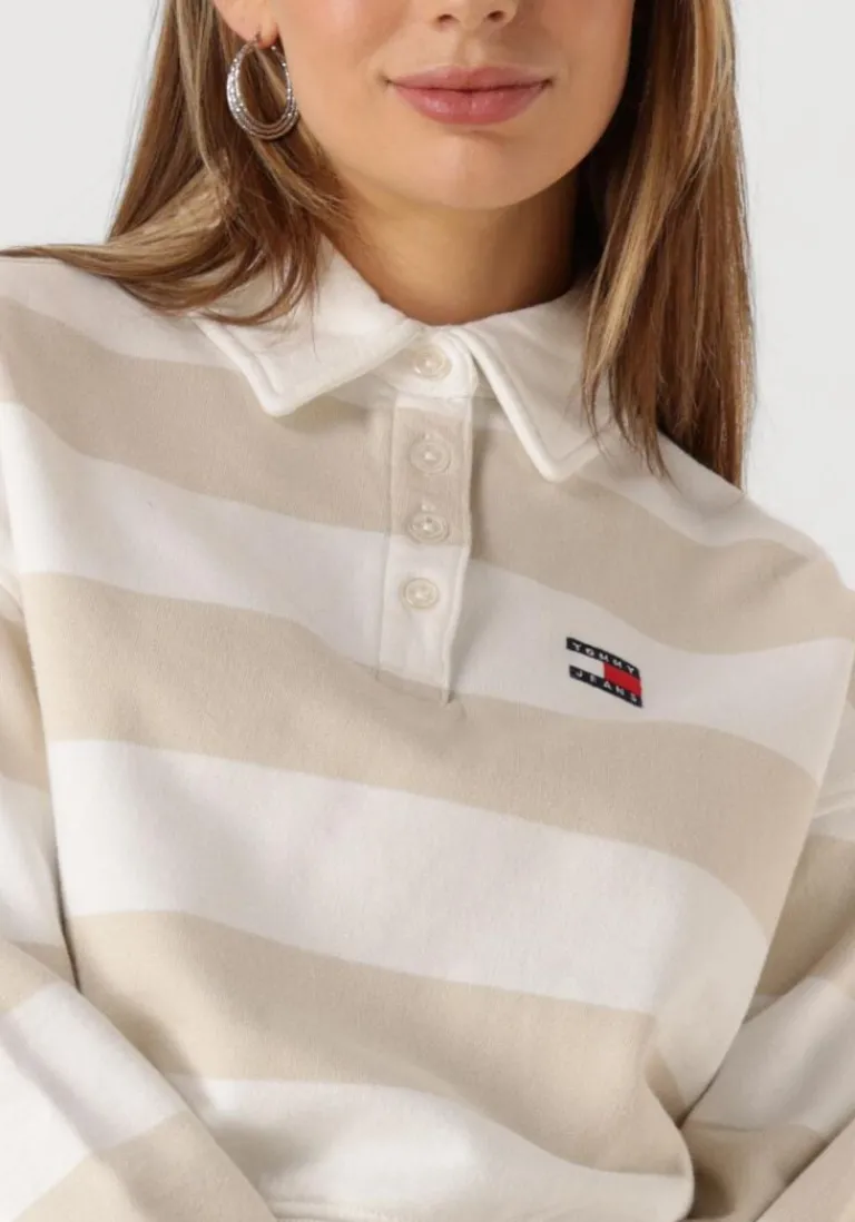 TOMMY JEANS tops & t-shirts tjw boxy badge polo hwk>DAMES Tops & T-Shirts