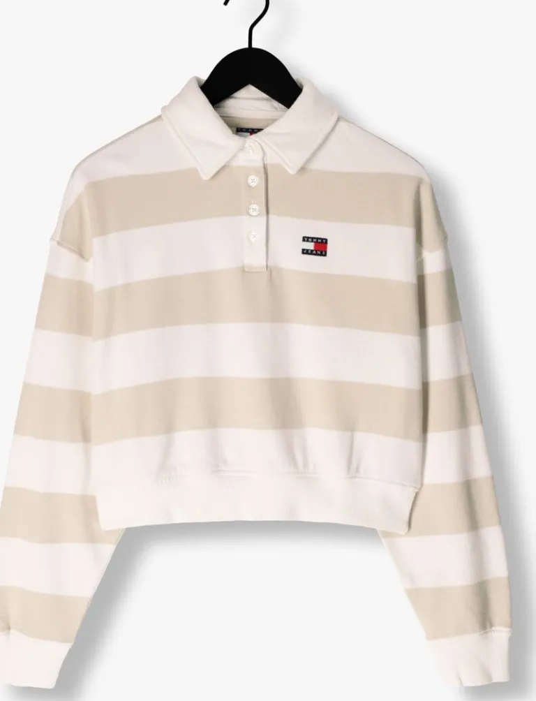 TOMMY JEANS tops & t-shirts tjw boxy badge polo hwk>DAMES Tops & T-Shirts