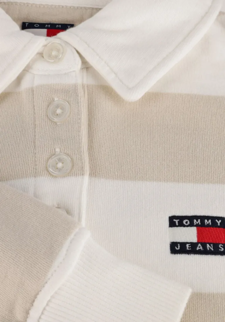 TOMMY JEANS tops & t-shirts tjw boxy badge polo hwk>DAMES Tops & T-Shirts