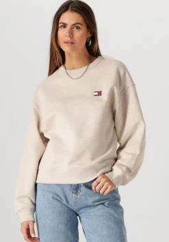 TOMMY JEANS trui tjw bxy badge crew>DAMES Truien & Vesten