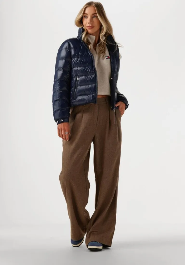 TOMMY JEANS trui tjw bxy crp badge 1/4zip>DAMES Truien & Vesten