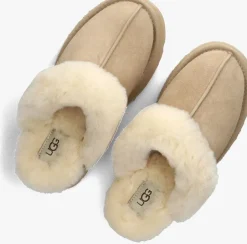 beige ugg pantoffels w disquette