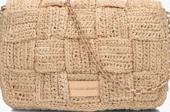 beige vanessa bruno handtas moon moyen