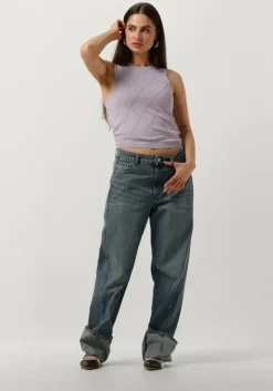 VANILIA top argyle spencer>DAMES Truien & Vesten|Tops & T-Shirts