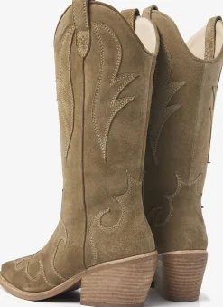 beige via vai cowboylaarzen eveline river