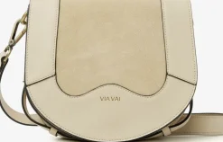 beige via vai crossbodytassen mae lizzy