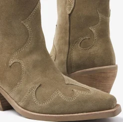 beige via vai enkellaarsjes eveline riley