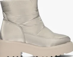 beige via vai enkellaarsjes bobbi glow