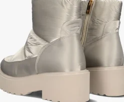 beige via vai enkellaarsjes bobbi glow