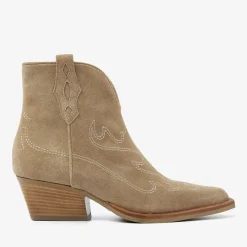 beige via vai enkellaarsjes do olivia