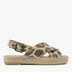 beige via vai platte sandalen mondi isabella