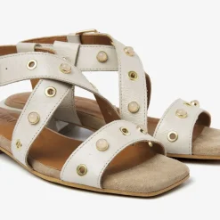 beige via vai sandalen gigi polly