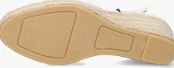 beige via vai sandalen met hak flora braid