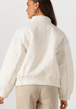 beige y.a.s. jack yasfipura ls quilted jacket s.